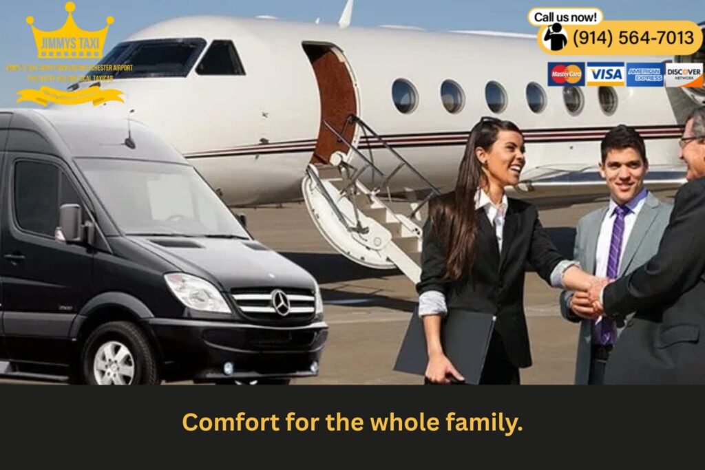 Group-friendly airport rides with child car seats upon request.