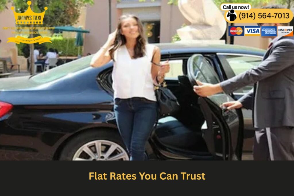 Phone showing flat-rate booking confirmation