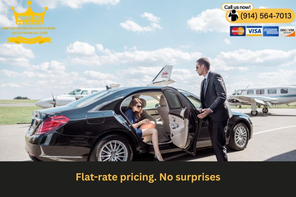 Rate card with airport pricing from Mount Vernon