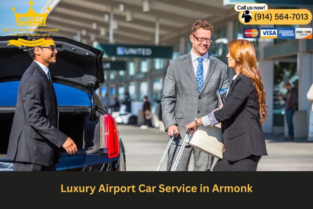 Luxury car service in Armonk ensuring on-time airport arrivals