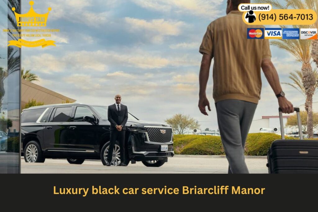 Luxury black car service Briarcliff Manor