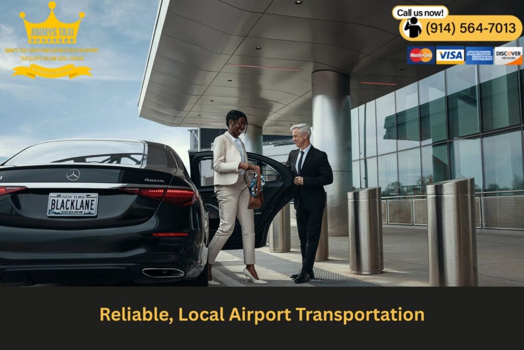 Local Armonk airport transportation with flat rates and no surge pricing