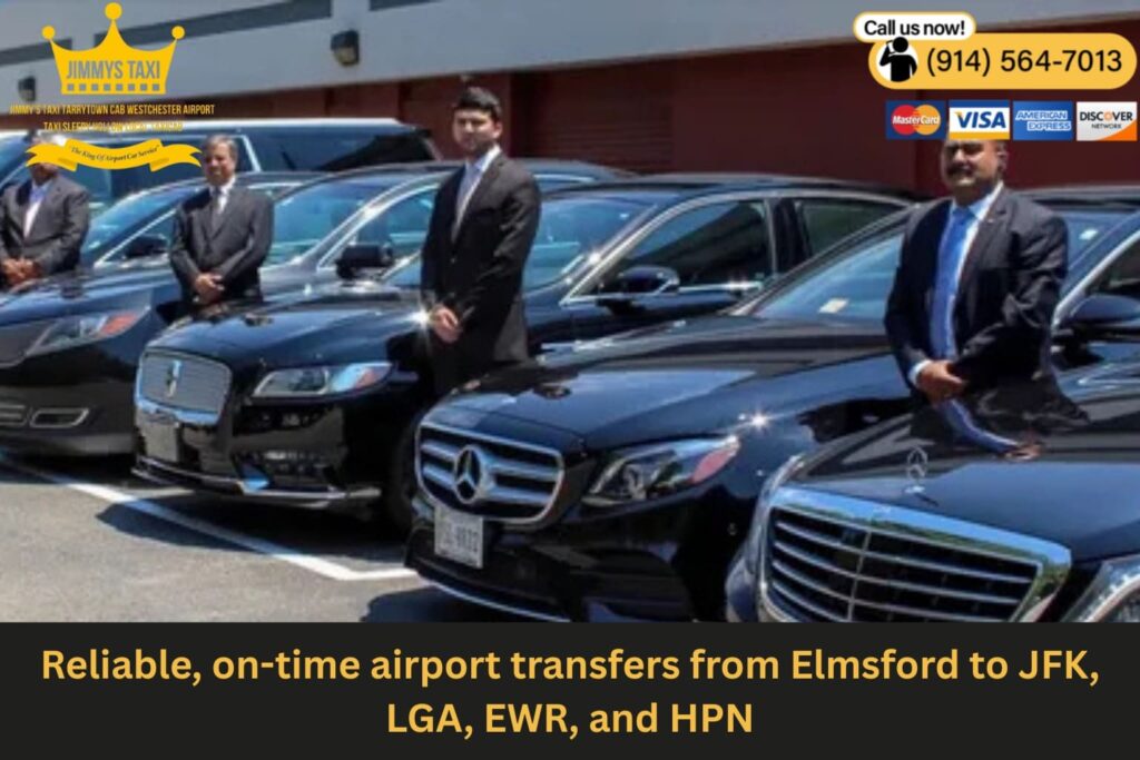 On-time airport taxi Elmsford NY