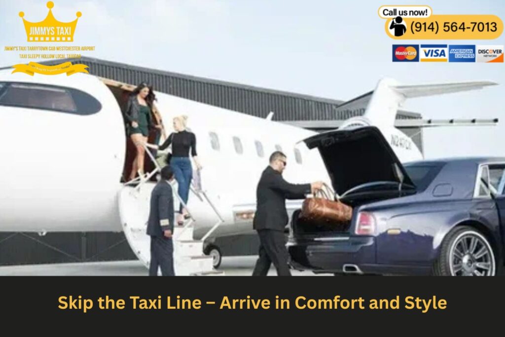 Chauffeur greeting client at airport terminal