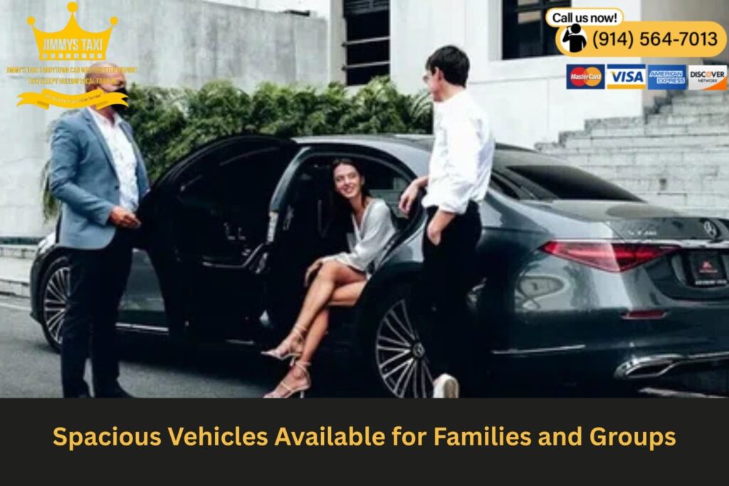 Luxury SUV with open trunk showing luggage space