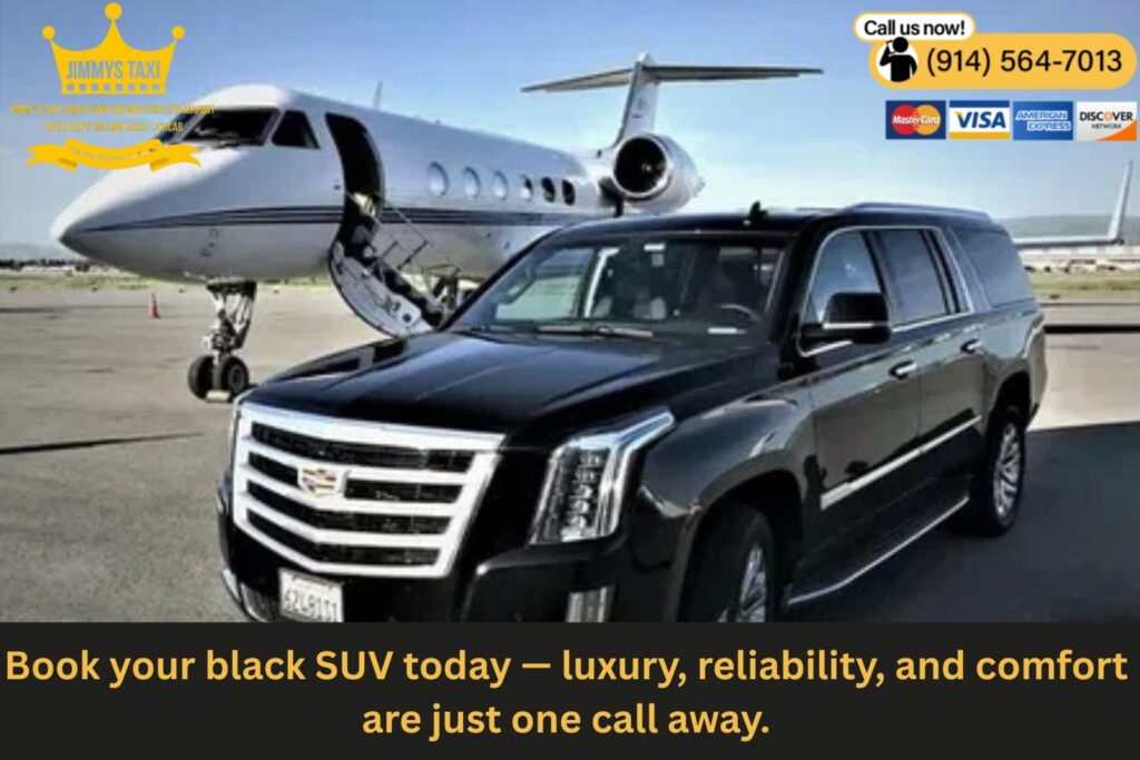 Customer booking SUV black car service online in Tarrytown NY