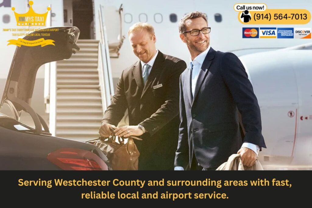 Taxi service operating across Westchester County map