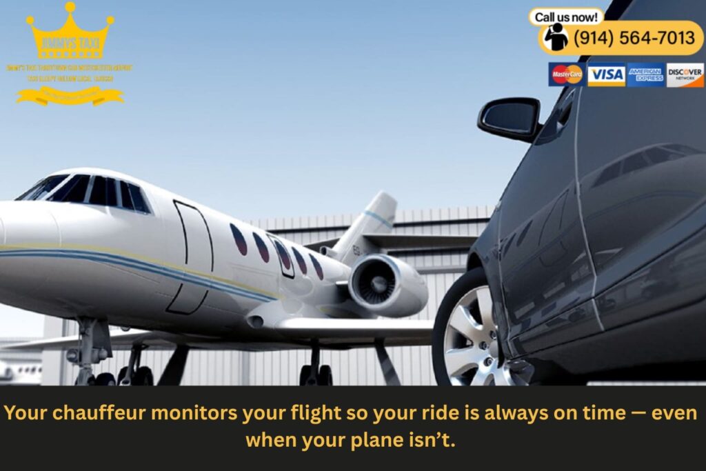 Chauffeur checking real-time flight updates for airport pickup