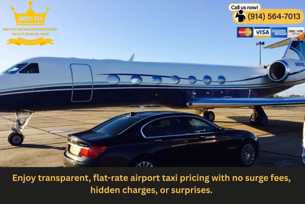 Larchmont Taxi 1 Larchmont taxi on a flat airport rate with tolls included both ways