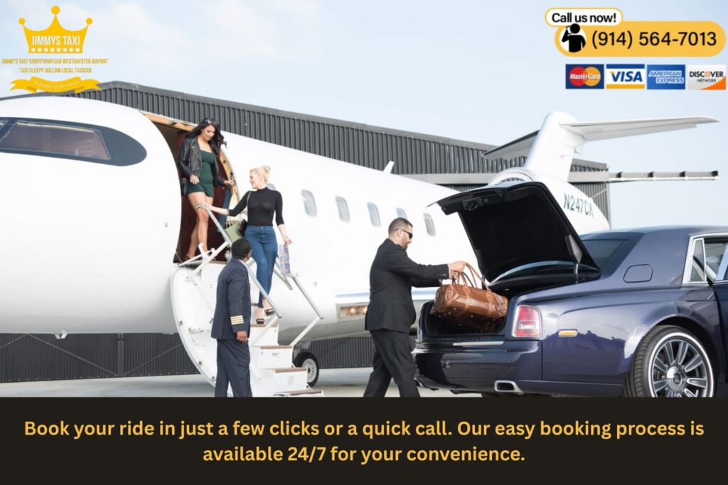 Easy online taxi booking process