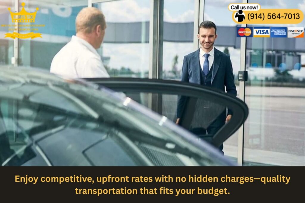 Transparent taxi pricing display