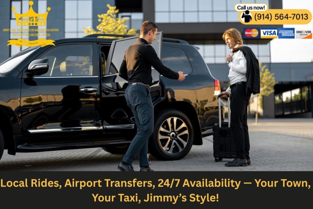 Local taxi service in Tarrytown, Sleepy Hollow and White Plains on the published airport taxi rates