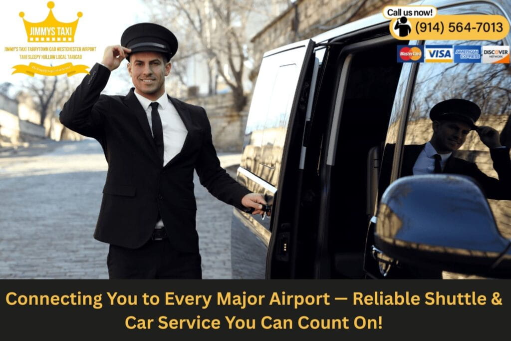 Airport taxi rates from Westchester County to JFK, LaGuardia, Newark, HPN and Teterboro